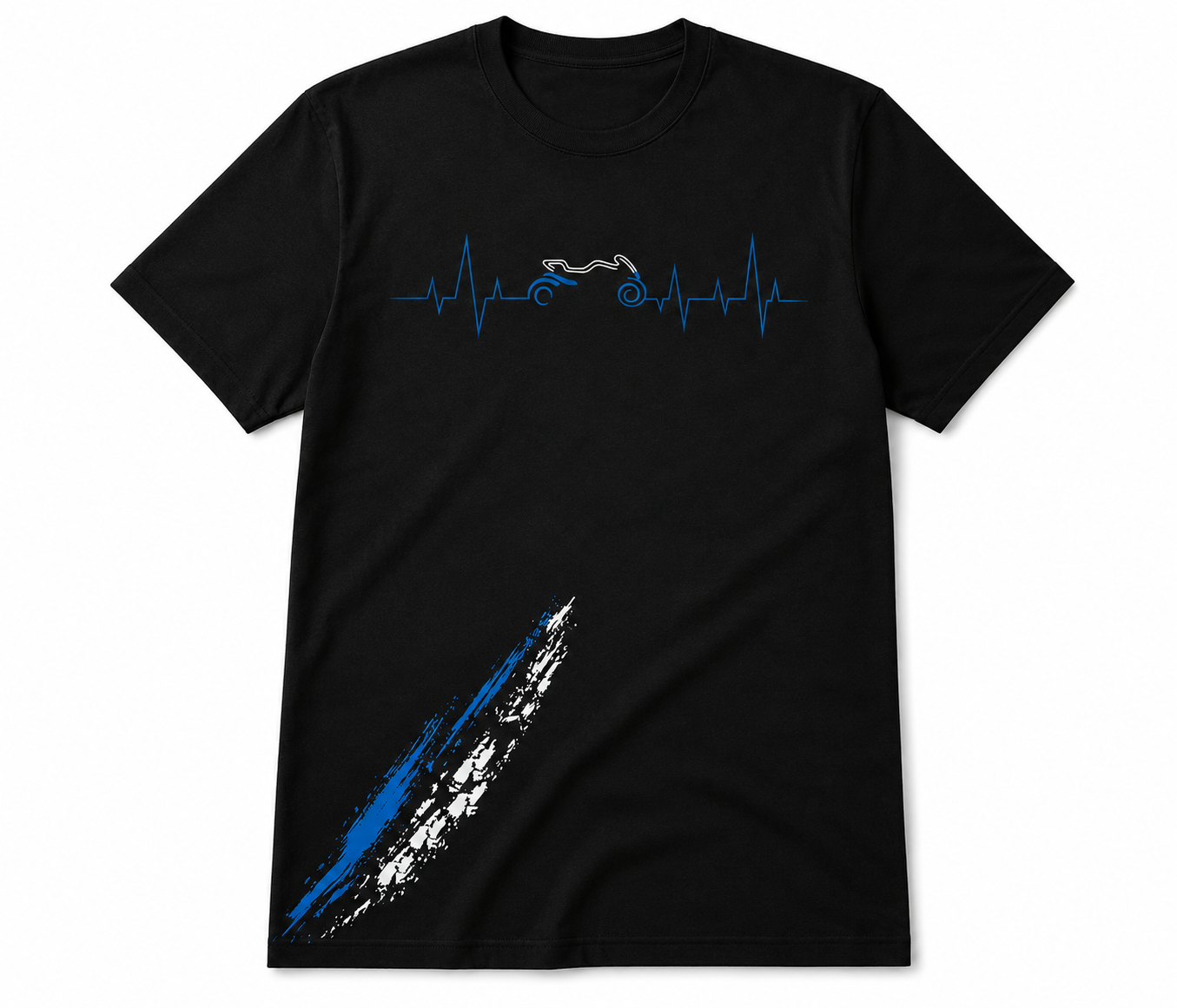 Plus Qu'une Roue - T-Shirt NOIR - La Bikelife du Sud