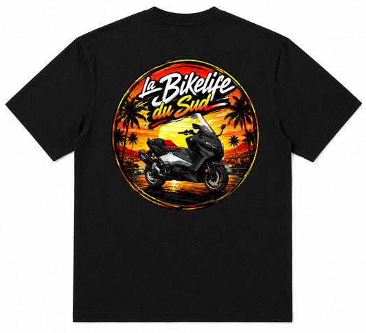 Tmax Edition - T-shirt Noir - La Bikelife du Sud