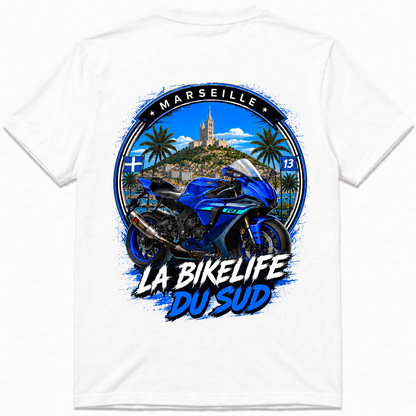 Marseille en R1 - T-shirt Blanc - La Bikelife du Sud