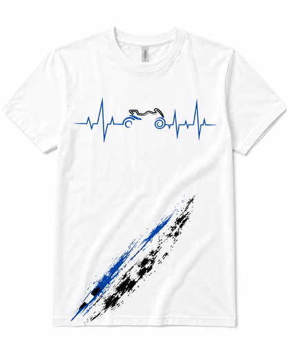 Plus Qu'une Roue - T-Shirt Blanc - La Bikelife du Sud