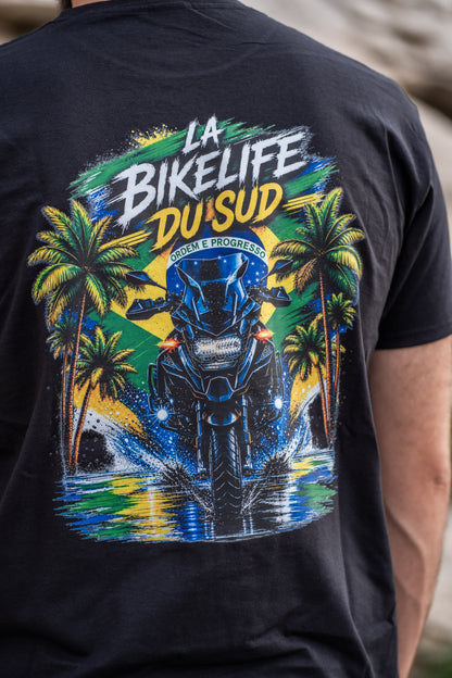 GS au Brésil - T-shirt Noir - La Bikelife du Sud